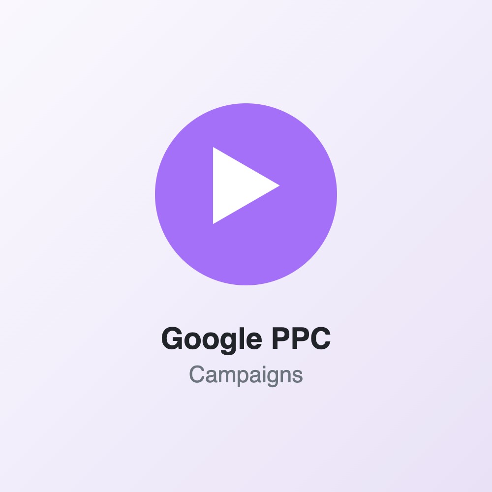 Setting up Google PPC Campaigns (Standard)