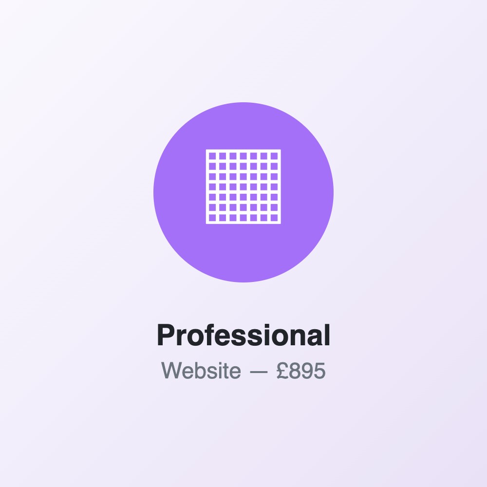 Svetainės paketas profesionalus — £895