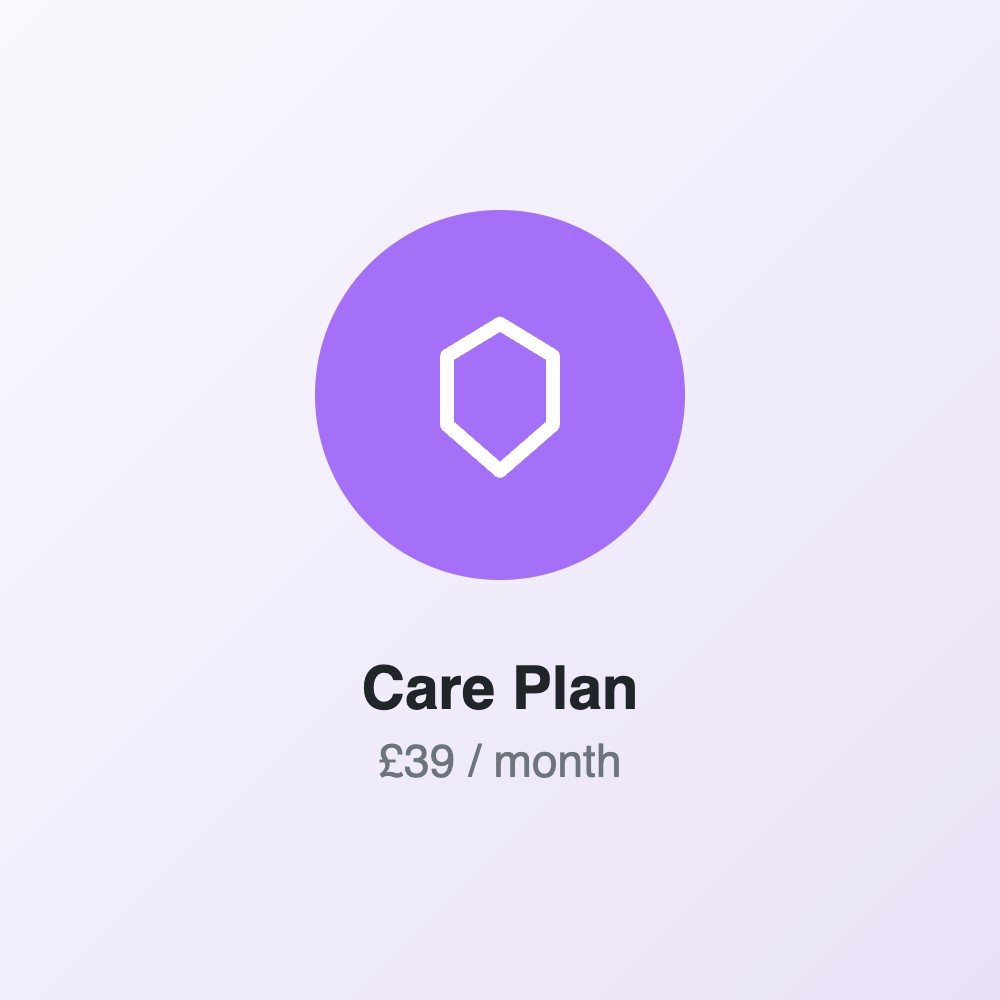 Care Plan — £39/month
