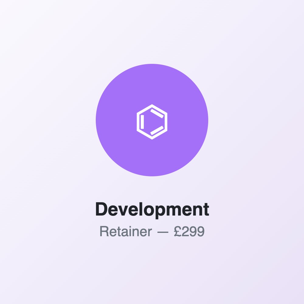 Kūrimas: 5 valandos per mėnesį — £299