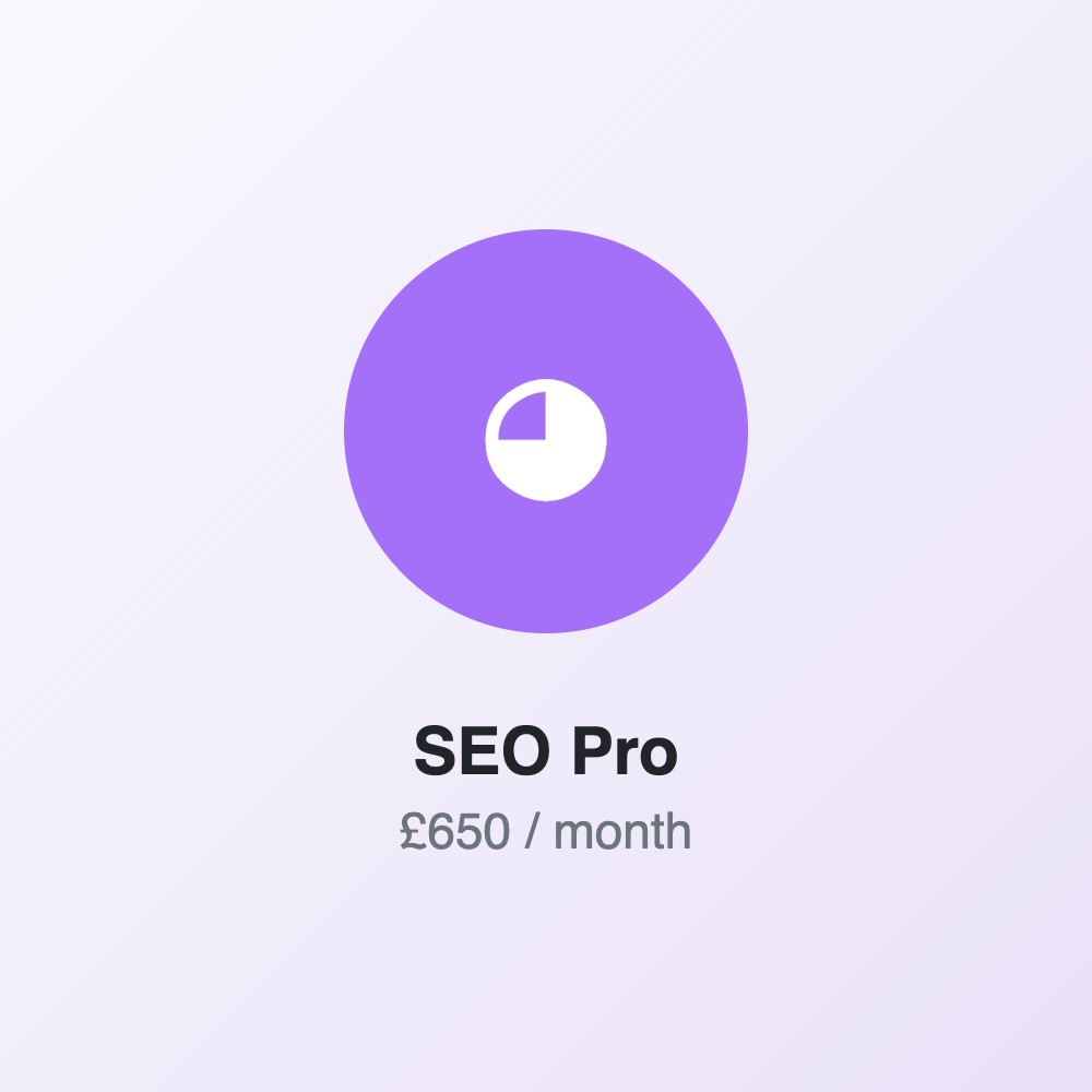SEO Pro — £650/month