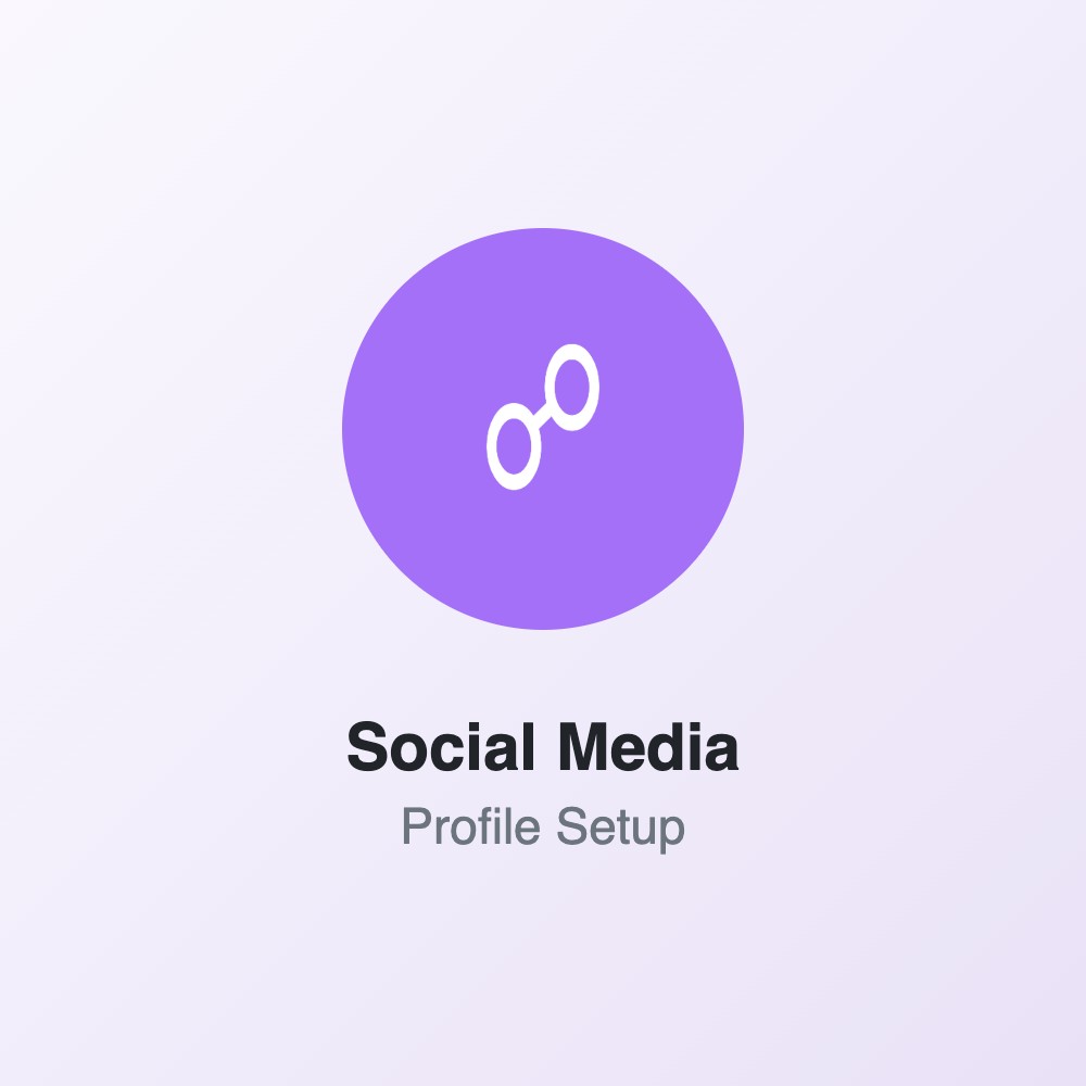 Socialinių tinklų profilių paruošimas — £150